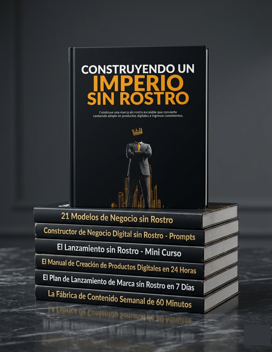 Construyendo un Imperio sin Rostro — Ebook + 6 Bonuses